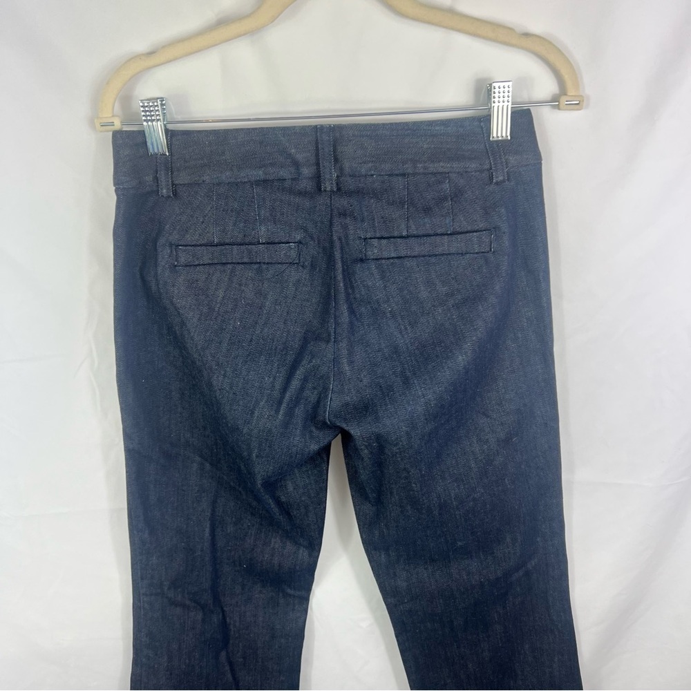 J. Crew Women’s Dark Denim Cuffed Tousers Jeans - Picture 3 of 9